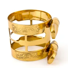 1 шт. Золотая резная Лигатура для альт-Лигатура для саксофона Dragon Celature