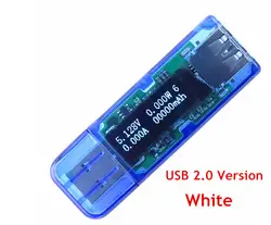 Белый шрифт DC 4 бит 0,91 "Oled дисплей экран измерительный прибор USB измерительный вольтметр амперметра Напряжение Ток Тестер мощности питания