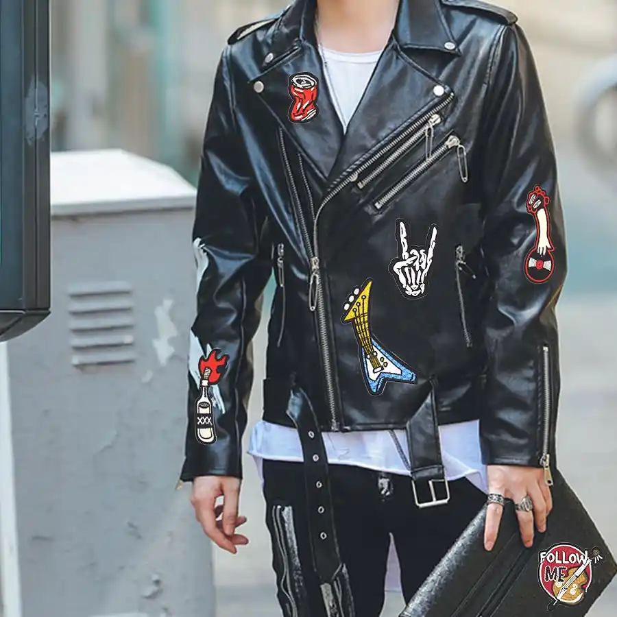 punk patch jacket
