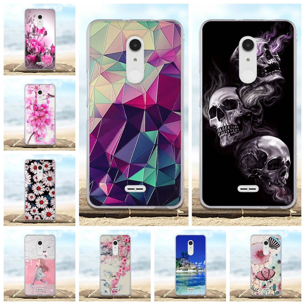 

For Alcatel A3 XL Case 6.0'' Back Cover Soft TPU Silicone Fundas Coque For Alcatel A3 XL A3XL Phone Cases 3D Flower Bags Shell