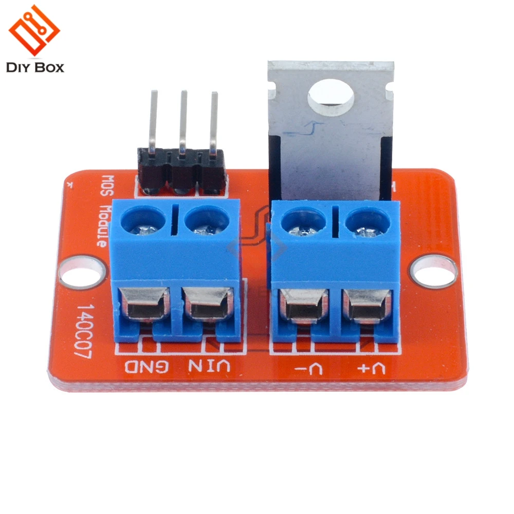 Топ Mosfet IRF520 модуль драйвера для Arduino MCU ARM Raspberry Pi 3 в 5 Power MOS ШИМ затемнение