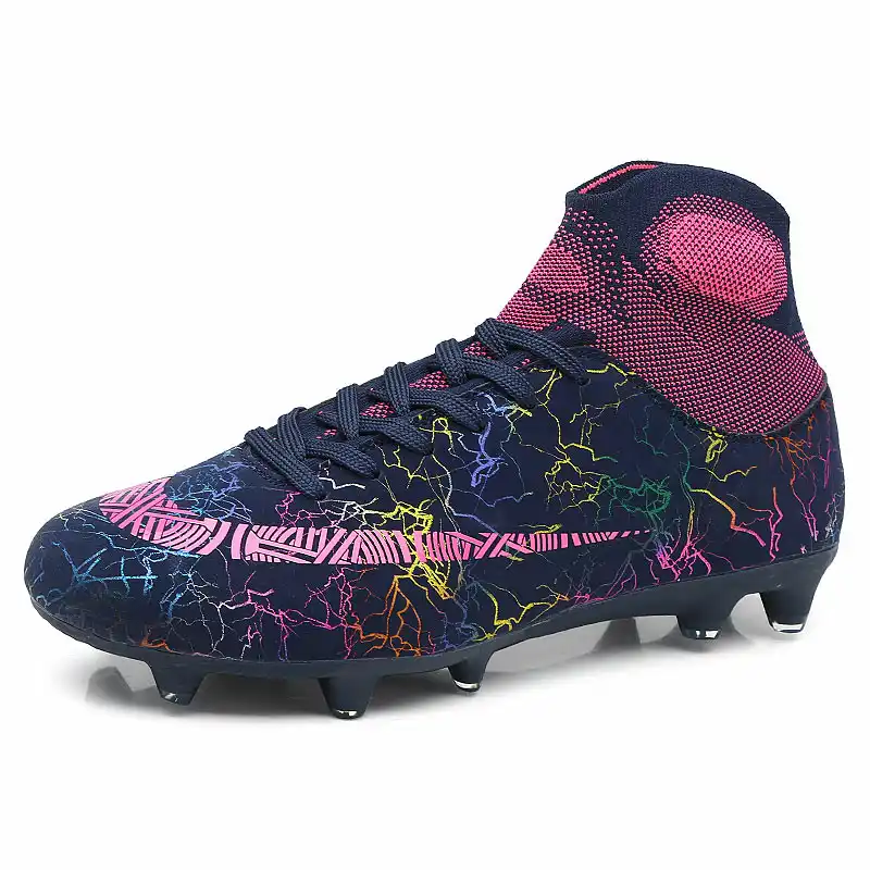 Oyeelin zapatos de fútbol para hombre y niño, botas de fútbol, botines de  tobillo alto, calzado de entrenamiento deportivo talla de zapatillas 35  45|Calzado de fútbol| - AliExpress