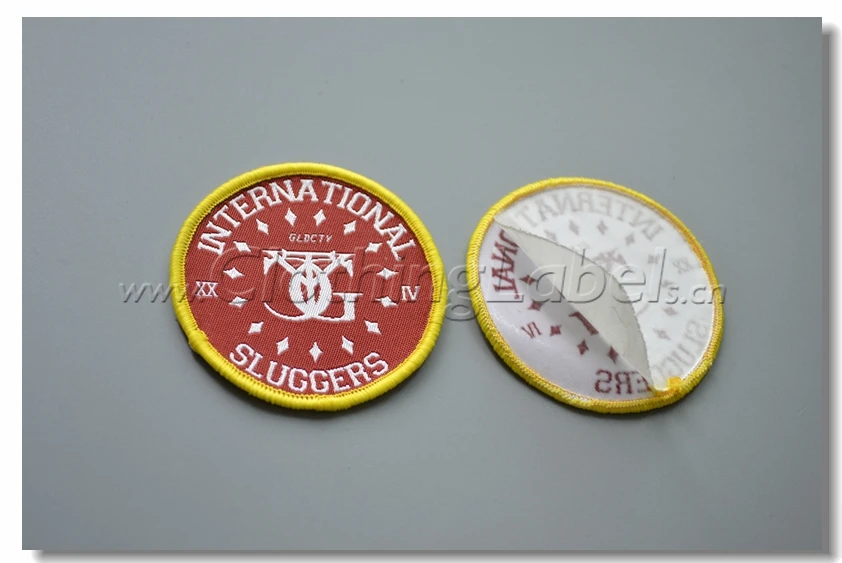 

custom iron on woven patches for clothing, woven badges