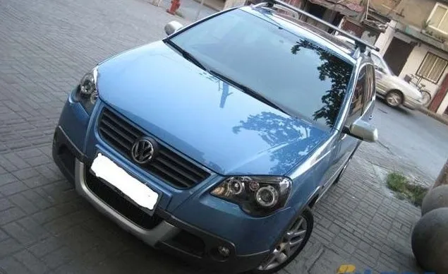 

VLAND manufacturer for Car head lamp for POLO LED Headlight 2005-2009 Head light with angel eyes Xenon projector lens