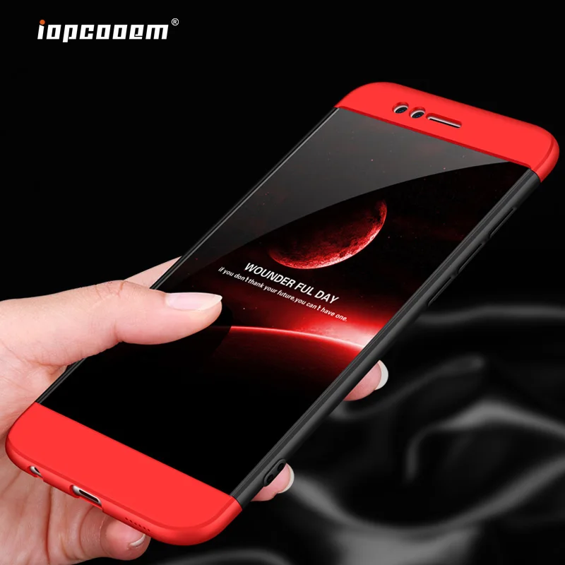 

3 In 1 Shockproof Case For Huawei Nova 2 360 Full Protect Hard Hybrid Plastic Cover For Huawei Nova 2 Plus Luxury business Shell