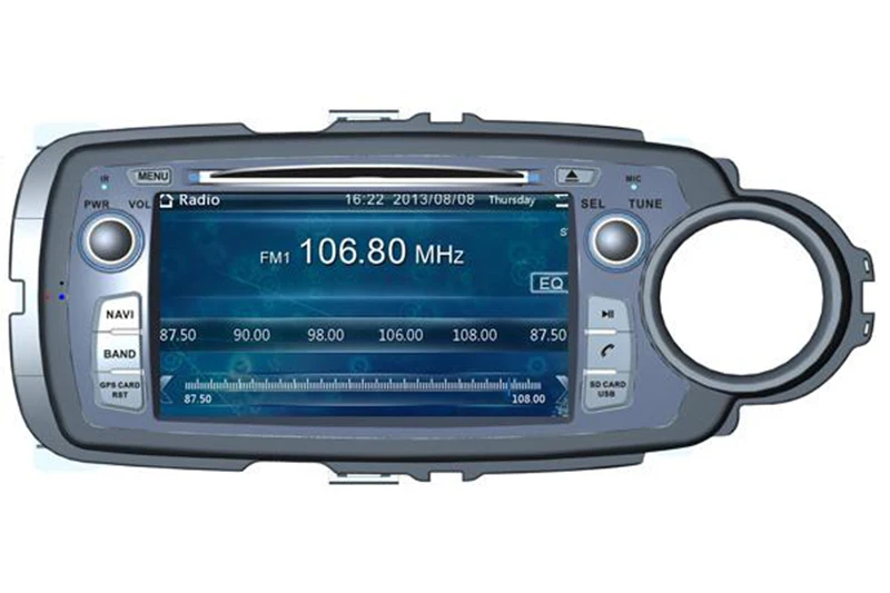 Sale 7" in-dash Car DVD player with GPS(optional),audio Radio stereo,USB/SD,AUX,BT/TV,car multimedia headunit for TOYOTA YARIS 2012 2 Sale 7" in-dash Car DVD player with GPS(optional),audio Radio stereo,USB/SD,AUX,BT/TV,car multimedia headunit for TOYOTA YARIS 2012 2