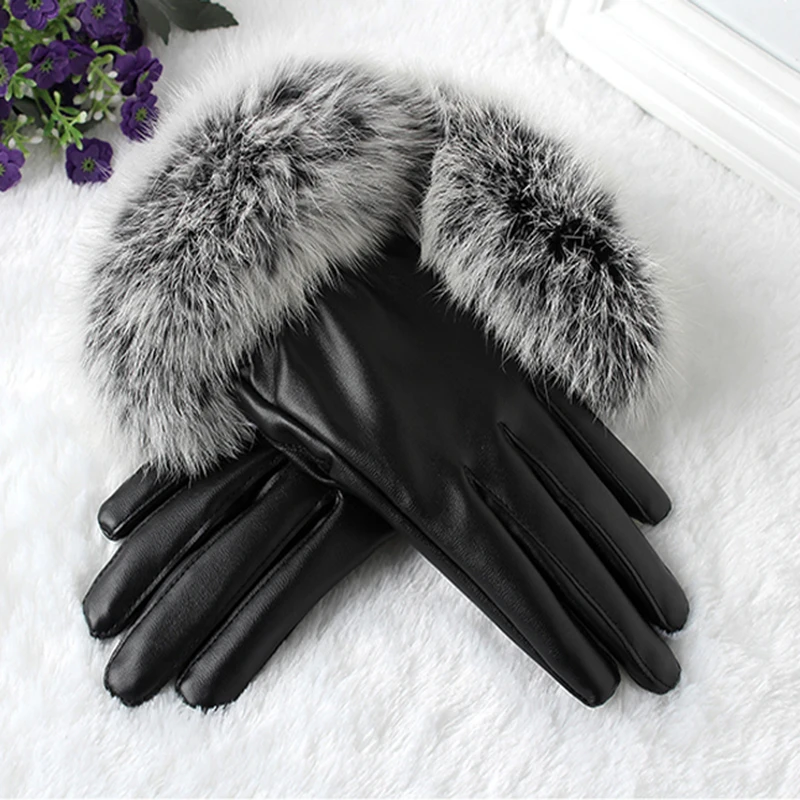 

Winter warm outdoor riding PU gloves touch-screen leather gloves Outdoor cycling gloves bicycle bike bicycle free shipping