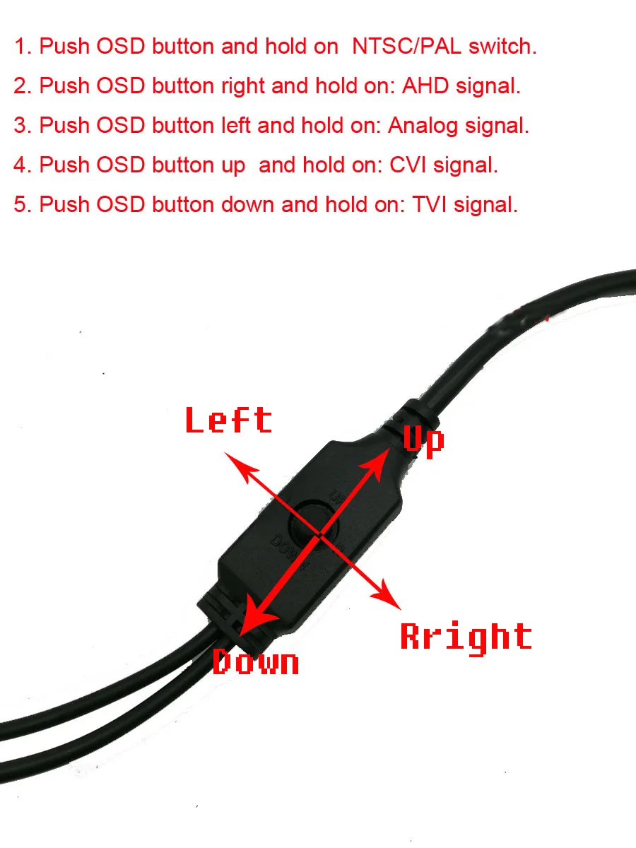 DIY 4 в 1 AHD TVI CVI CVBS 10 шт./лот 2mp 1080 P imx323 CMOS + 2441 H DSP CCTV печатной платы с OSD кабель Камера Модуль Бесплатная доставка