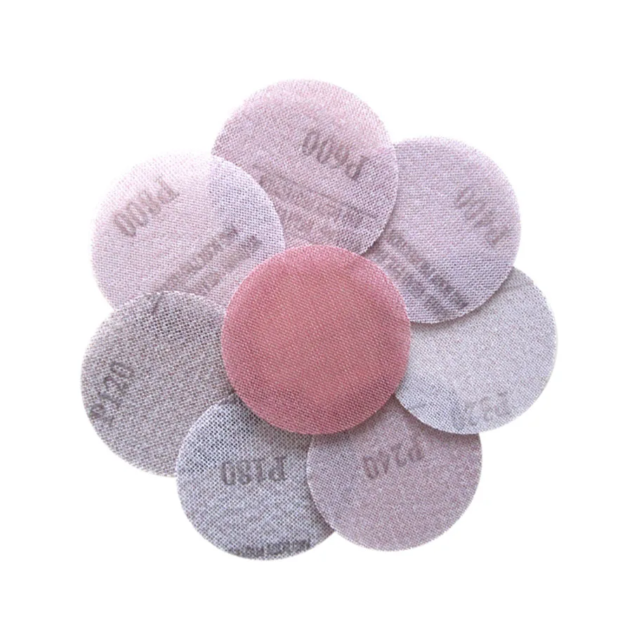 

2-50Pcs 3 Inch 75mm Mesh Cloth Abrasive Disc Dust Free Sanding Discs Anti-blocking Dry Grinding Sandpaper 80 To 1000 Grit