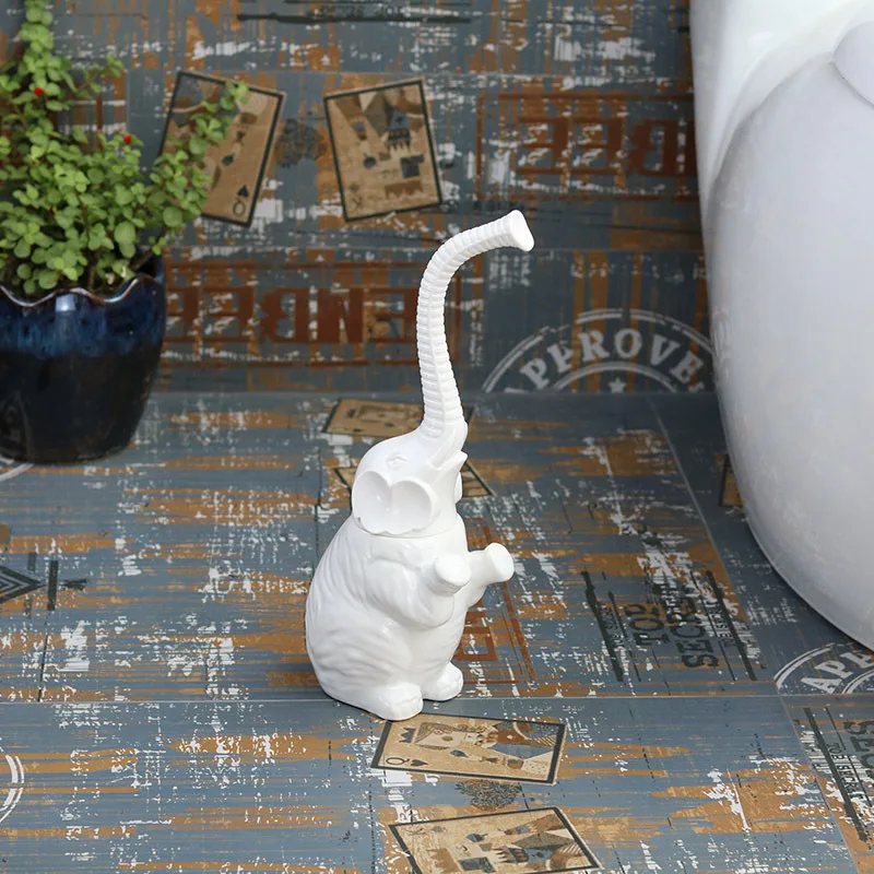 

High Quality Toilet Brush Set Lucky Elephant Creative Unique Bathroom Exquisite Toilet Cleaning Brush