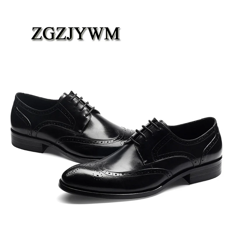 Zapatos Encaje otoño red Dedo La Para De Oxford Moda Black Del Hombre Genuino puntiagudo Cuero Pie rojo Primavera Negro Negocio Zgzjywm Vestido Boda Oficina 7qRxgwUnvn