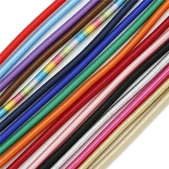 

1pc 45cm Soft Rayon Silk Jewelry Cord with Hollow Rubber For Jewelry Making Necklace Bracelet DIY Findings Craft Accessories