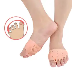 Силиконовые стельки вафельная стопы площадку для обувь вальгусной перекрывающихся боли разделения ног ортопедические обувные вкладыши