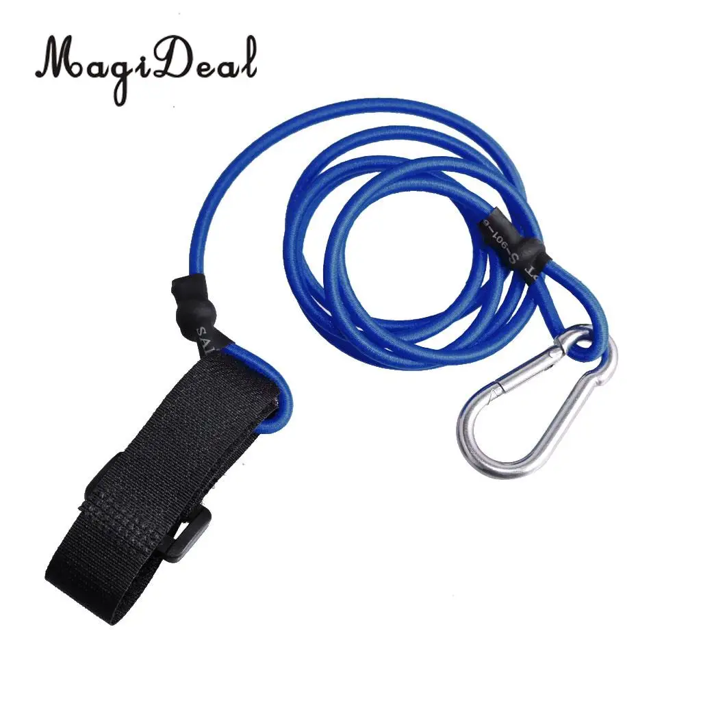Elastic Kayak Canoe Safety Leash Fishing Rod Lanyard Paddle Leash for Kayaking Canoeing Rafting Inflatable Boat Accessories