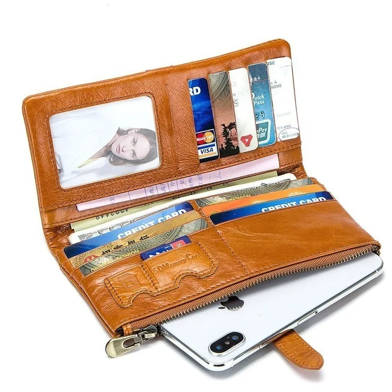 2019 New Women's Wallet Women Wallets Made Of Genuine Leather Female Long Wallet For Phone/cards Money Bags Lady Wallets Purse 2019 New Women's Wallet Women Wallets Made Of Genuine Leather Female Long Wallet For Phone/cards Money Bags Lady Wallets Purse
