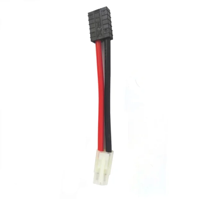 Male Tamiya to Female Traxxas TRX Connector Adapter Rustler LiPo Charger QTY- 1