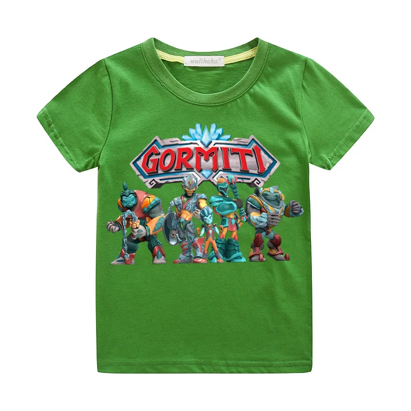 Игровые Майки с героями мультфильмов; костюм для мальчиков и девочек; летние футболки с короткими рукавами; детская одежда; футболки с короткими рукавами; топы; ZA005