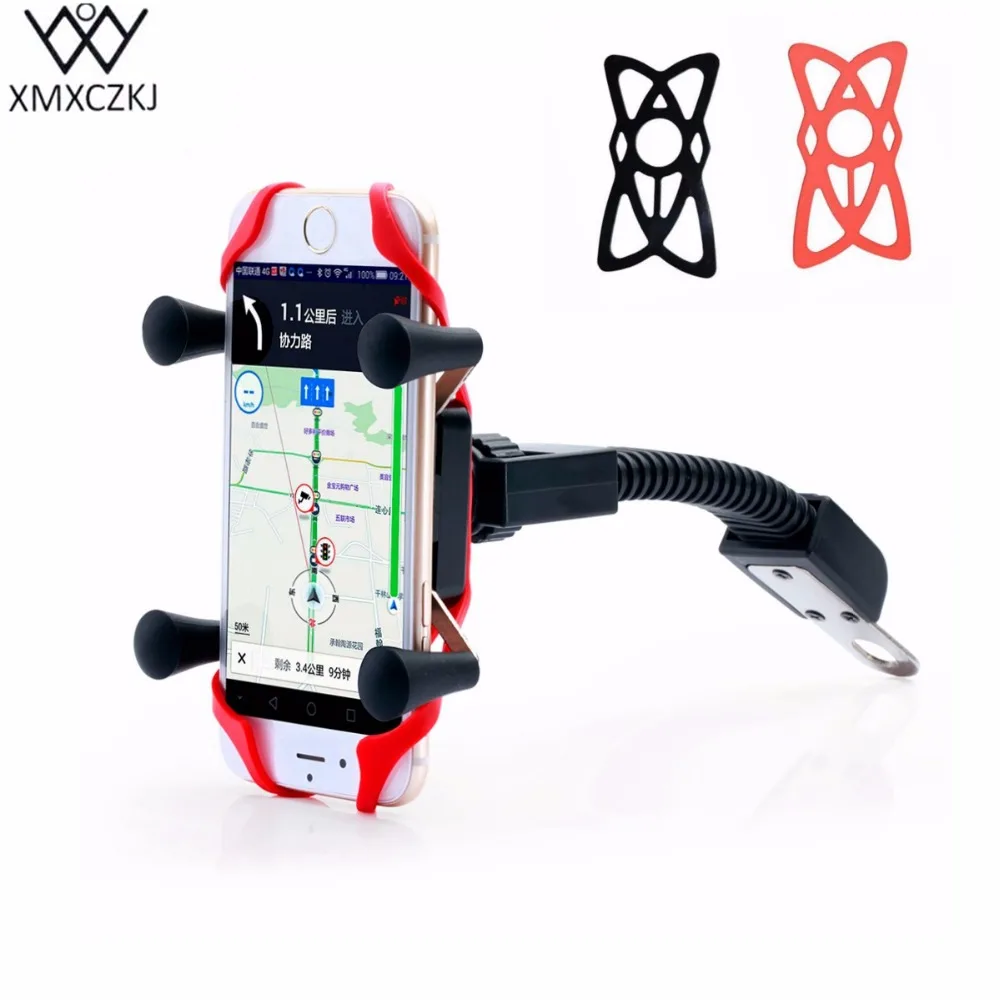 bilder für 2017 Universal Motorrad Rückspiegel Handy Halterung mit Sicheren Halt für iPhone 7 6 Plus, Samsung Galaxy S7 Rand bilder für 2017 Universal Motorrad Rückspiegel Handy Halterung mit Sicheren Halt für iPhone 7 6 Plus, Samsung Galaxy S7 Rand