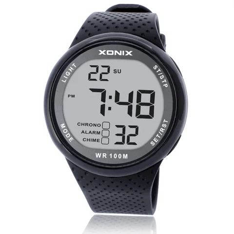Marca de Luxo Unisex Relógio Masculino Led Digital Mergulho Reloj Hombre Esporte Horas Sumergível Vestido Pulso 100 m