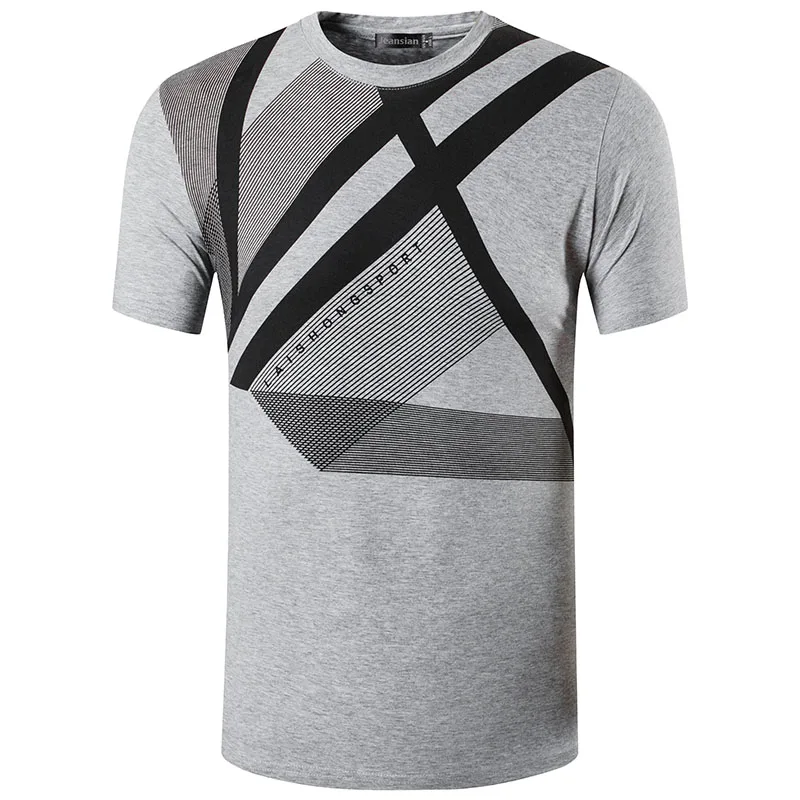 

jeansian Men's Sport Tee Shirt Tshirt T-Shirt Tops Gym Fitness Running Workout Football Short Sleeve Dry Fit LSL228 Gray