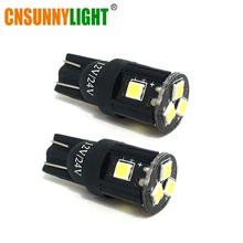 Cnsunnylight T10 w5w светодио дный грузовик лампы, распродажа свет тормоз включить сигнальный Клин Сторона хвост парковка двери освещение карты 24 В фонарь для грузовика