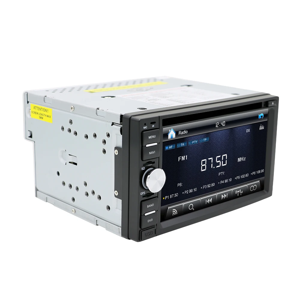 Двойной автомобильный DVD плеер Eunavi 2 Din для ПК Универсальный с GPS навигацией MP3