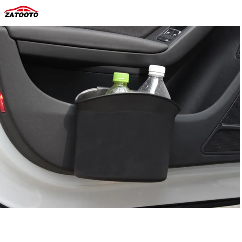 2.0L Car Trash Can Garbage Bin Car Door Storage Stowing Tidying Auto