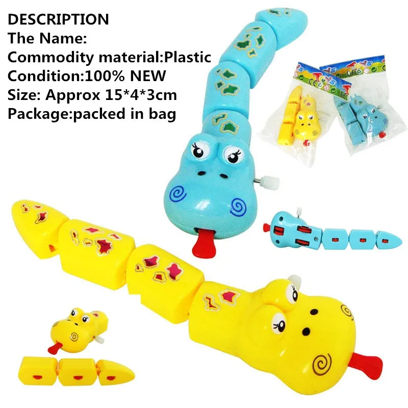 Intellectual development Clockwork toys Wind Up educational Toys Snake