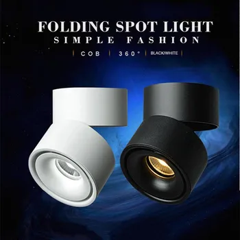 

Super Bright Recessed LED Downlight COB 15W 20W LED Spot Light Decoration Ceiling Lamp Surface Mounted Adjustable AC85-265V