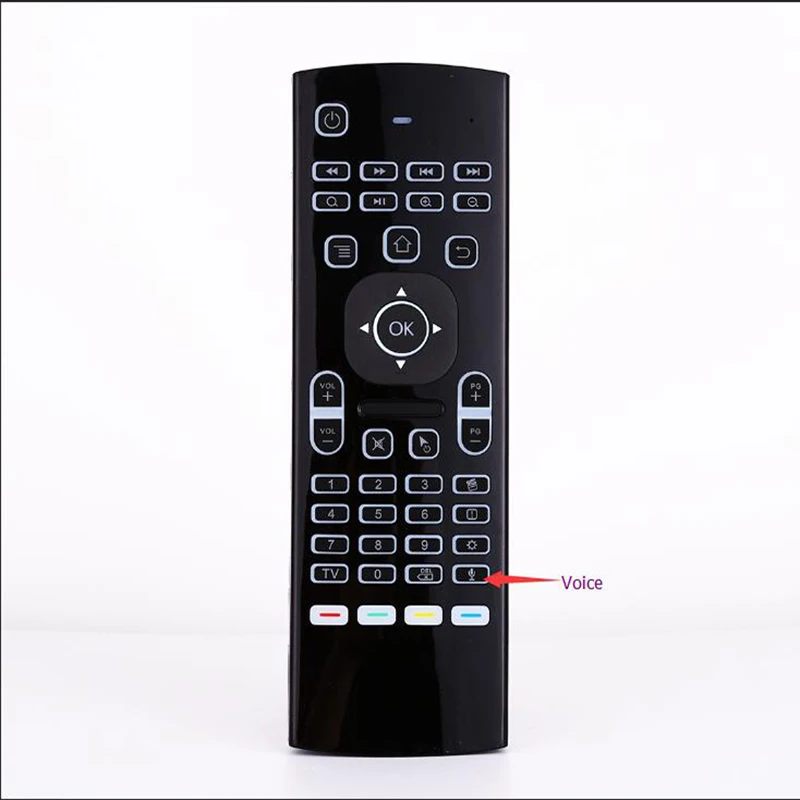 

MX3 Air Mouse Backlight MX3 Wireless Keyboard 2.4G Remote Control IR Learning Fly Air Mouse For android tv box