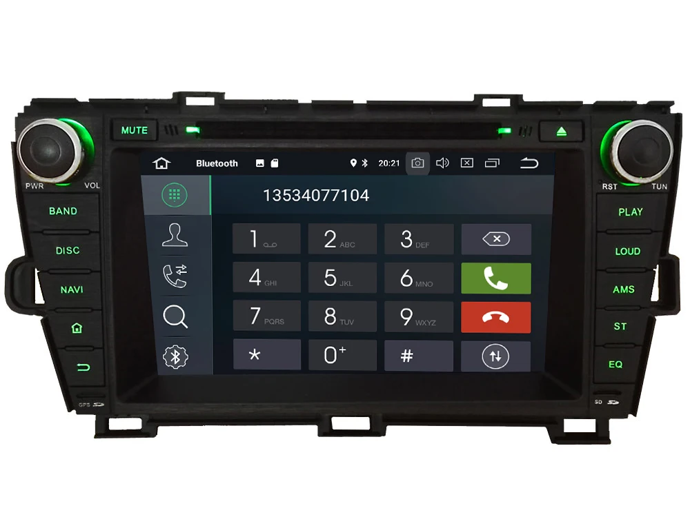 Best KLYDE 8" 4G WIFI Android 8.0 Octa Core PX5 4GB RAM 32GB ROM Car DVD Player Radio GPS Navigation For Toyota Prius LHD 2009-2015 1