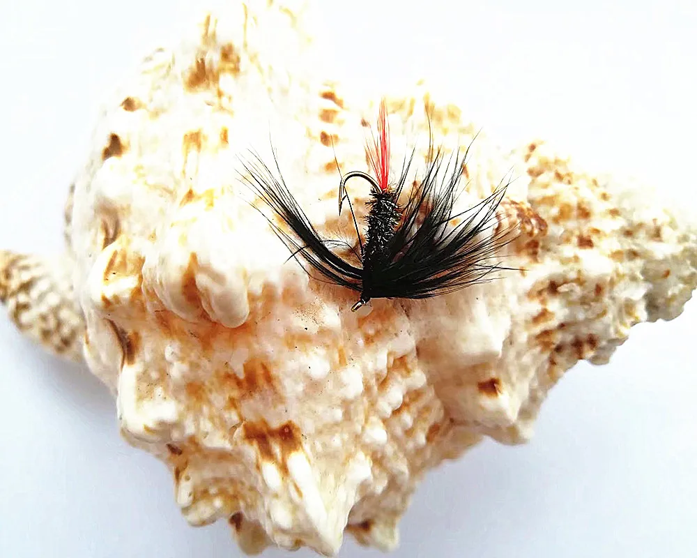 

100PCS Caddis Foam Fly Fishing Trout Dry Fly Mayfly Bait #14