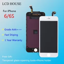 1PCS Grade AAA display For iphone 6 6S LCD Screen Dispaly Touch Screen Digitizer Assembly Replacement 100% Tested No Dead Pixels 1PCS Grade AAA display For iphone 6 6S LCD Screen Dispaly Touch Screen Digitizer Assembly Replacement 100% Tested No Dead Pixels