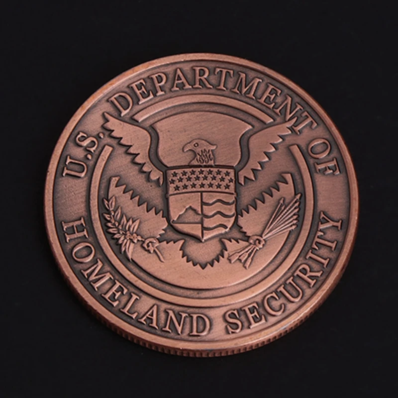 Памятная монета Американский погранпатруль безопасности коллекция искусство подарок сувенир