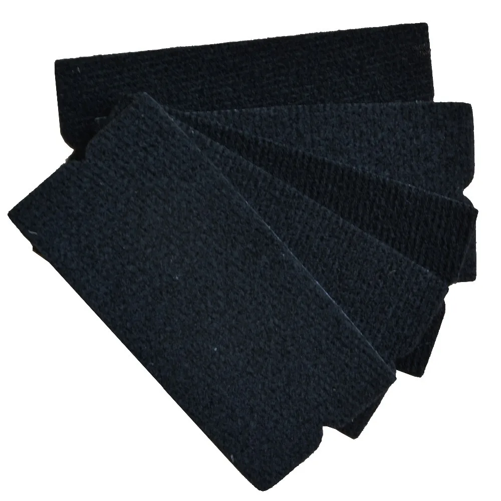 

EHDIS 10pcs/lot Black Cloth 3M Squeegee Felt Vinyl Film Car Wrapping Scraper 10x4.8cm Squeegee Fabric Felt Window Tinting Tool