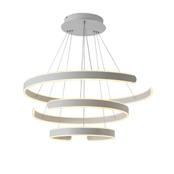 

Post modern circular semicircle led pendant light for dining-room study entrance led living room kitchen