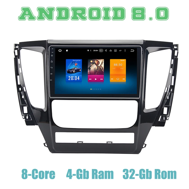 Восьмиядерный px5 Android 9 0 Автомобильный GPS радио плеер для mitsubishi pajero sport 2017 с 4G RAM wifi 4g