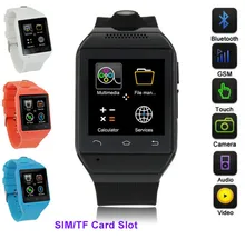 Bluetooth Smart Watch with Camera Unlocked SIM Phone Watch Sync Call Music Reminder Anti-lost phone mate for Android IOS