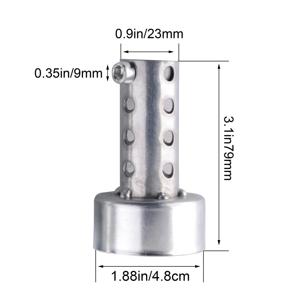 SPEEDWOW 1 шт. 42/45/48/мм из нержавеющей стали глушитель Регулируемый дБ убийца глушитель шумоподавитель для мотоцикла