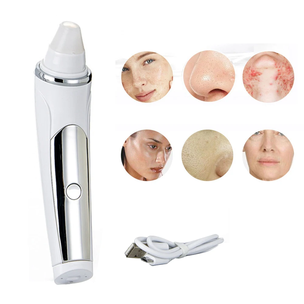 Powerful Blackhead Remover USB Charging Home Facial Comedone Portable Extractor Vacuum Suction Acne Pore Cleaning Professional