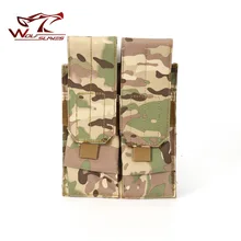 Wargame тактический зажим двойной маг сумка для патронов Пистолетная обойма Молл сумка для обоймы для USUG RD AK пистолет