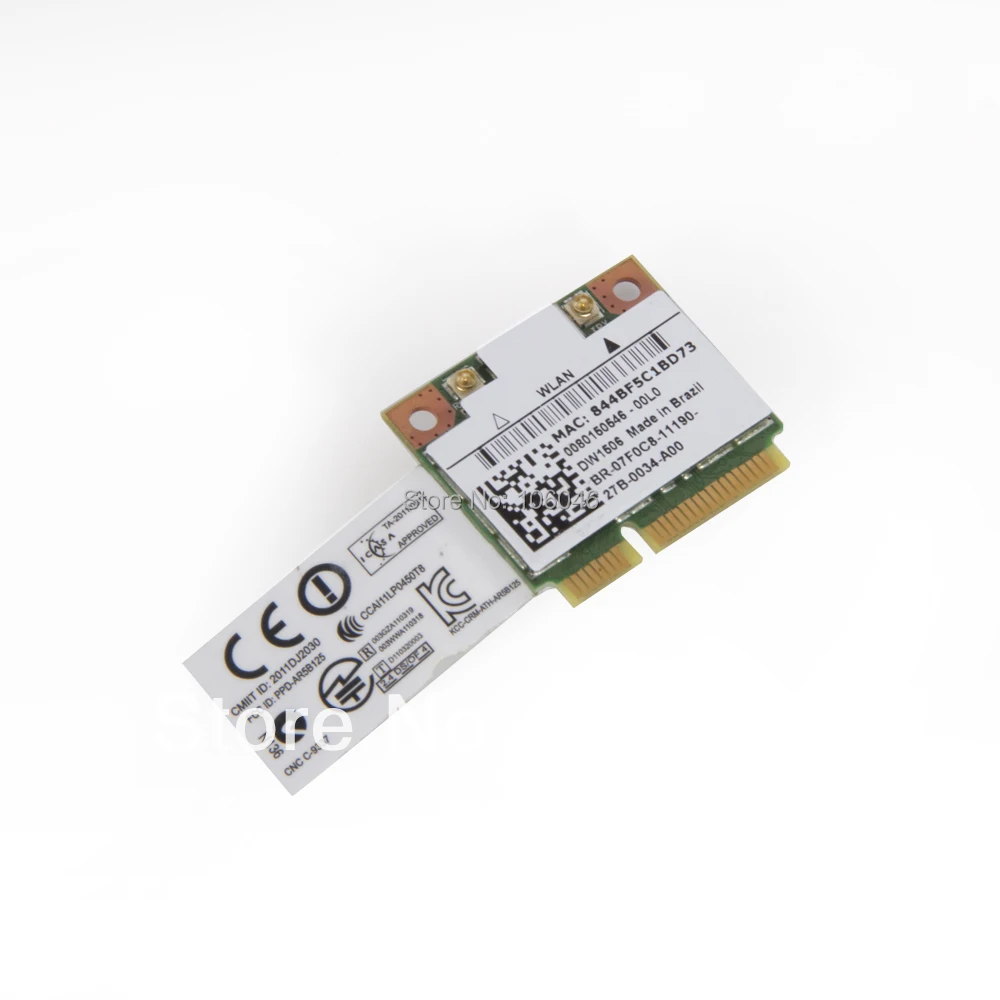 Atheros AR5B125 FOR DELL DW1506 802.11 b/n Half Height Wireless wifi