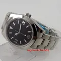 웃 유42 мм <b>Parnis</b> черный циферблат PVD сапфир Стекло miyota ...