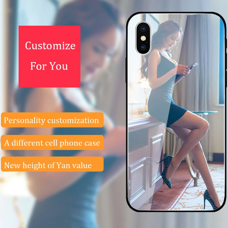 Индивидуализированные чехлы для телефонов iPhone 6 6S 7 8 Plus Xs Max Xr X стеклянная задняя