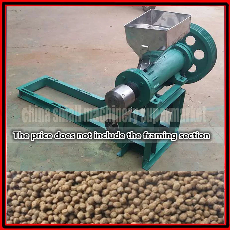 

Factory direct sale low price puffed fish feed extruder, fish feed pellet making machine, floating fish feed pellet machine