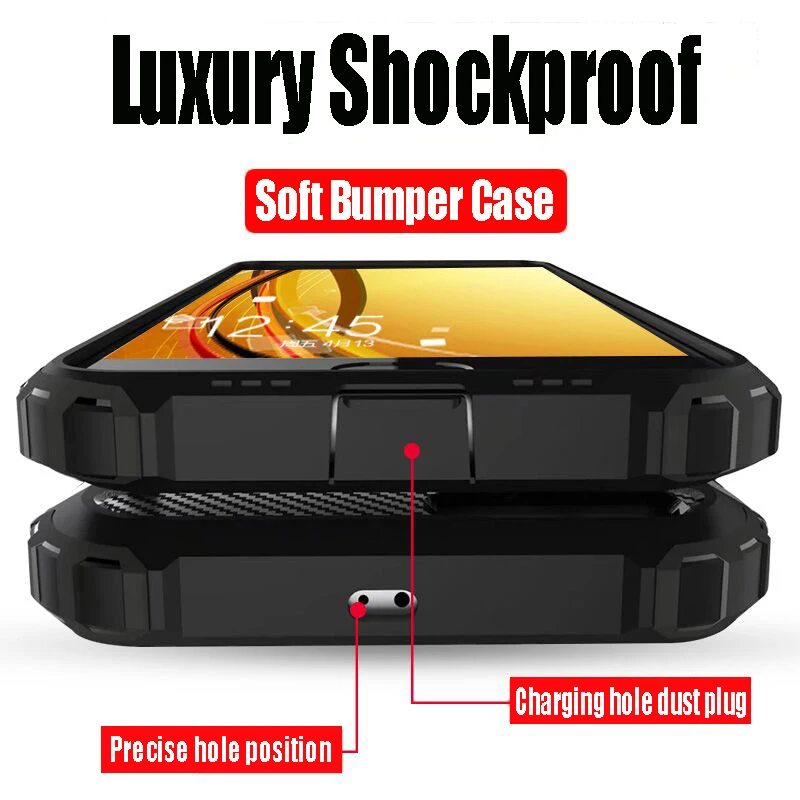 

Luxury Armor Shockproof Bumper Case On The For Xiaomi Redmi Note 7 6 4 5 Pro Case For Xiaomi Redmi 4X 7 5A 5 Plus 6A 6 Pro Case
