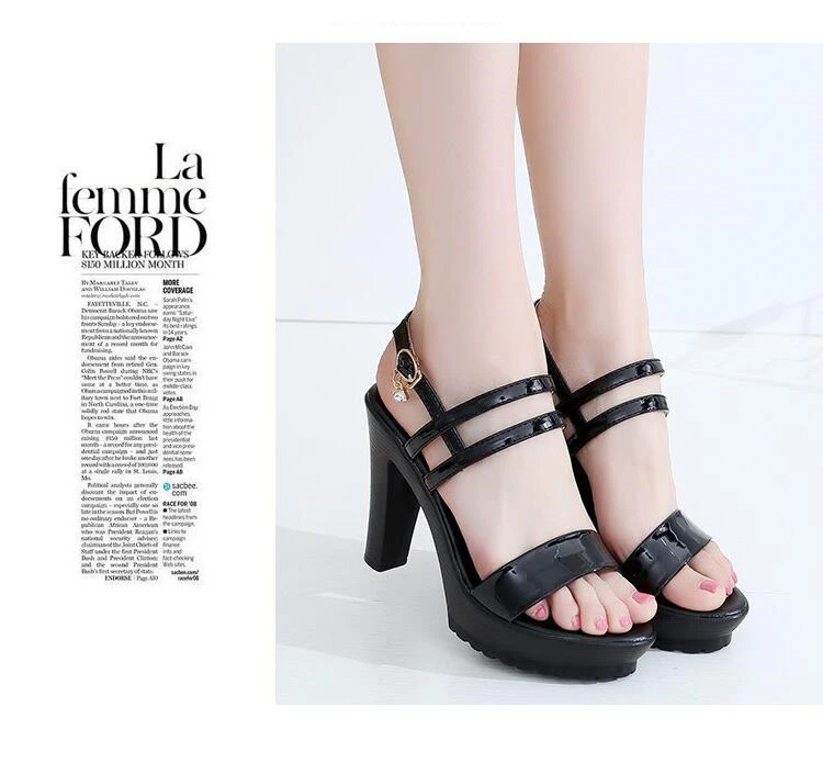 thick heels sandals