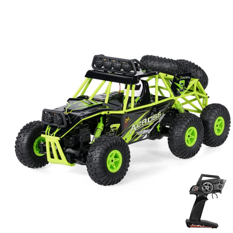 Новое поступление шесть колес Bigfoot RC вездеход 18628 2.4 г 4WD 1:18 дистанционного управления Рок Гусеничный гоночный багги автомобиль игрушки VS 12428