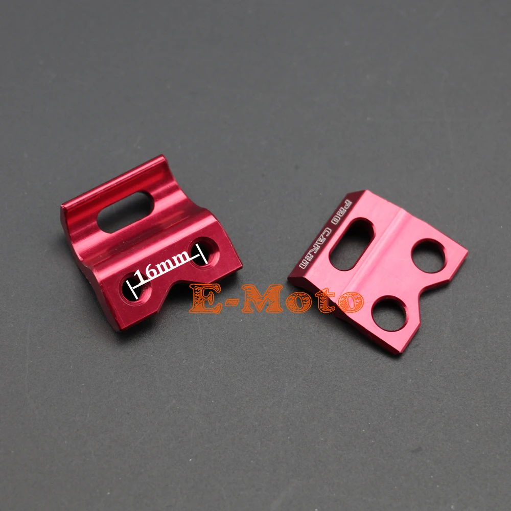 CNC Red Front Brake Line Hose Clamp Holder For CR125R/250R CRF250R CRF250X CRF 450 MX LINE CHEAP E-Moto