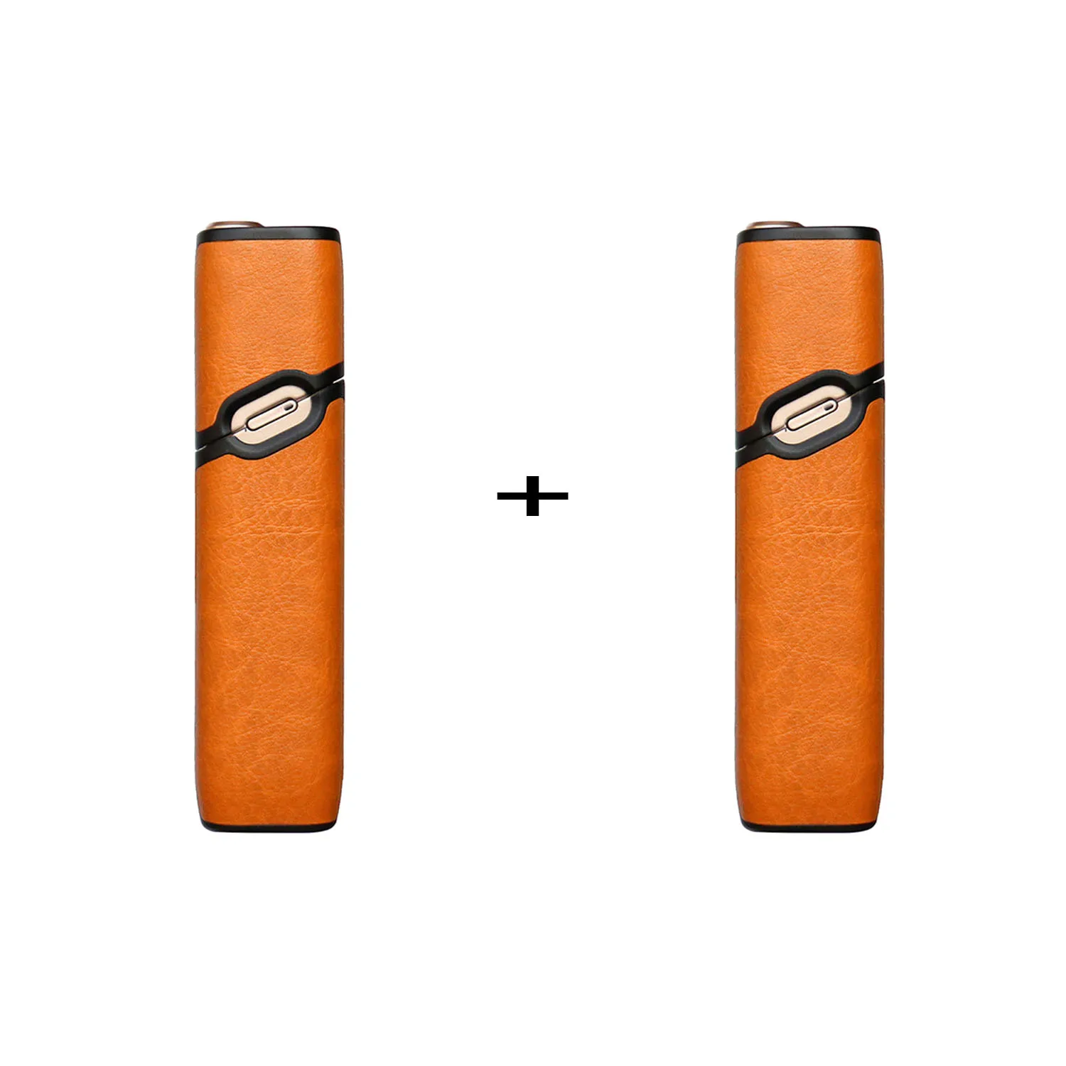 JINXINGCHENG 2 шт в партии кожаный чехол для Iqos Multi 3,0 чехол для Iqos 3 мульти мешочек с держателем коробка Защитная крышка 4 цвета - Цвет: Оранжевый